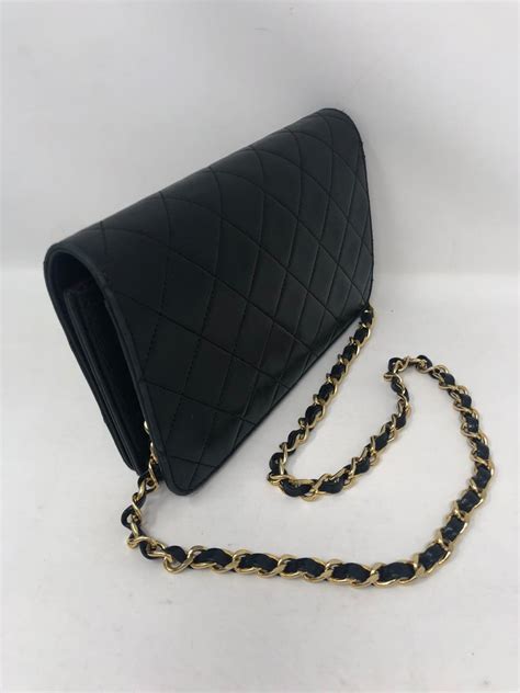 chanel evening bag black shoulder|Black Chanel bag price.